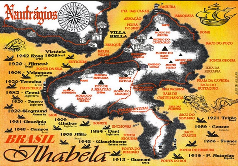 MAPA VILA ILHABELA