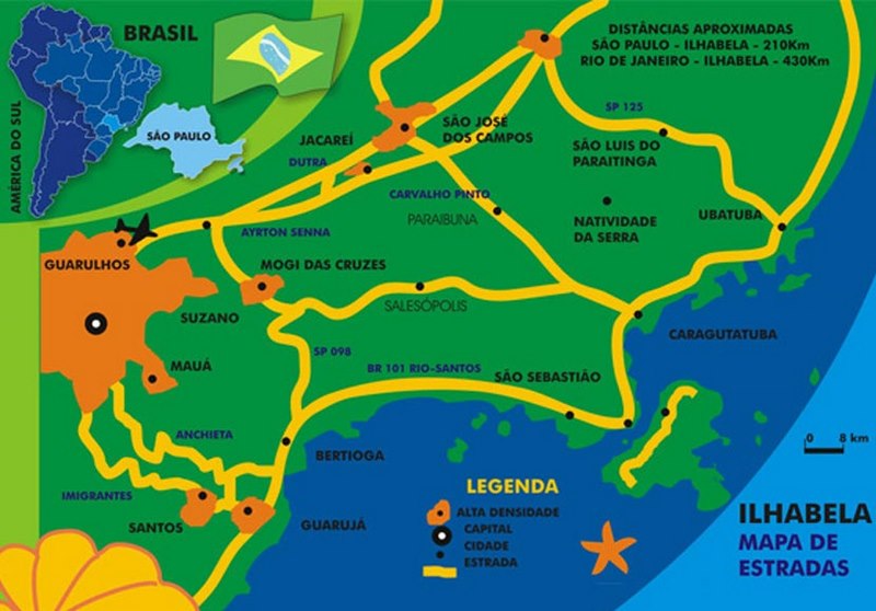 MAPA VILA ILHABELA